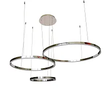 Люстра подвесная LED DIMM Тор 08223,02PA(4000K) Kink Light хром на 1 лампу, основание хром в стиле хай-тек современный кольца Люстра подвесная LED DIMM Тор 08223,02PA(4000K) Kink Light хром на 1 лампу, основание хром в стиле хай-тек современный кольца